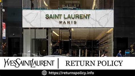 ysl store refund policy|YSL customer service.